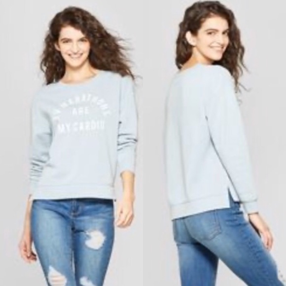 TV MARATHONS ARE MY CARDIO 5th Sun NWT SWEATSHIRT XS - Picture 2 of 8